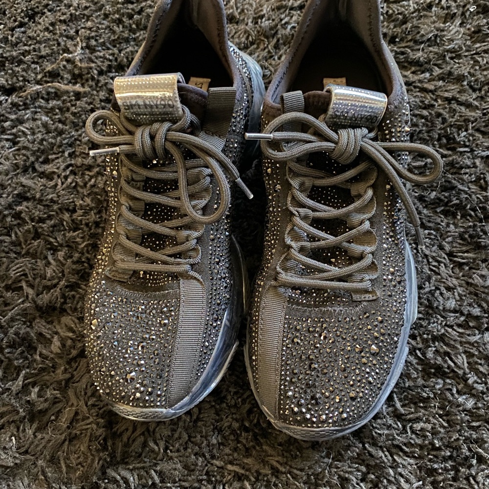 Steve Madden Sparkling Black Sneakers